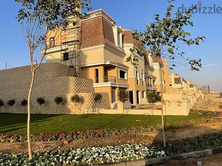 S Villa  for sale in Sarai Compoun next to Madienty, 239 sqm (4 beds),cash discount 42% landscape view /10% down payment and installments over 8 years 6