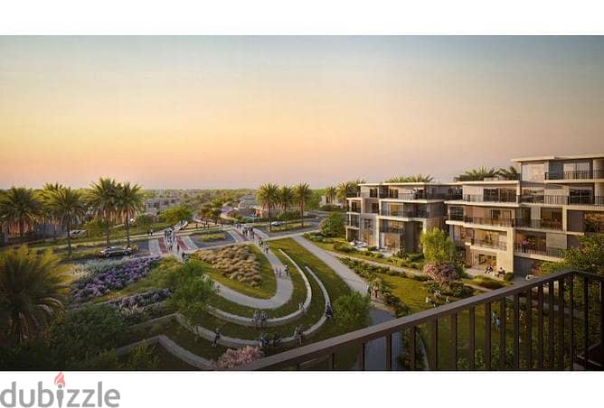 شقة أرضي بجاردن  166 م + 67 م برايم لوكيشن للبيع في كمبوند سولانا ويست مدينة زايد الجديدة in Solana West Compound, New Zayed City 4