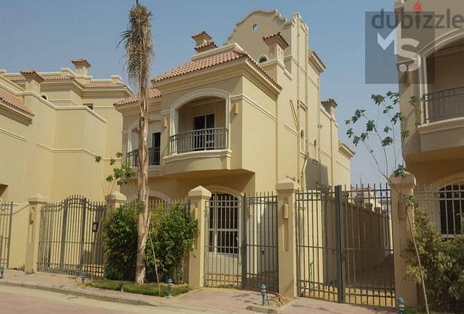 Villa for sale, 220 meters, twin house (ready for delivery) in La Vista Patio 5, Shorouk, next to Cairo Airport, with a 20% contract down payment    . 2