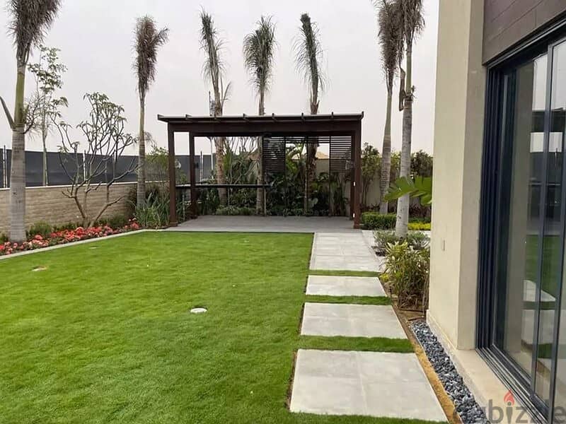 standalone villa for sale in sodic the estates sheikh Zayed fully finished front view down payment 5% & installments 8 years front of sphinx air port. 3