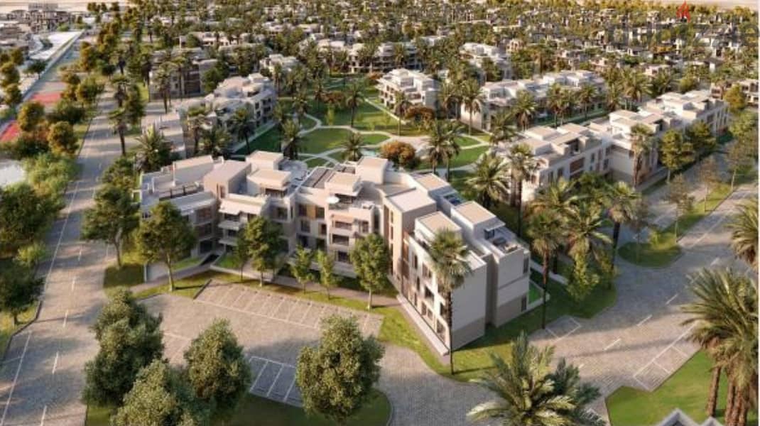 standalone villa for sale in sodic the estates sheikh Zayed fully finished front view down payment 5% & installments 8 years front of sphinx air port. 9