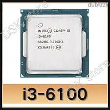 معالج  Core i3 6100 3.7GHZ