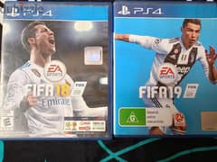 FIFA 18 , FIFA 19 PS4 CD