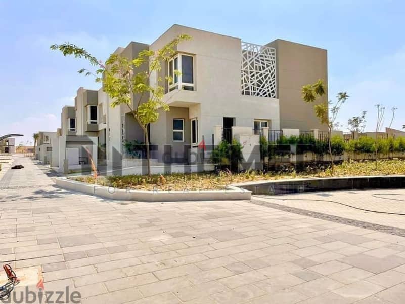 Independent villa for sale, semi-finished, in Badya Palm Hills Compound 1