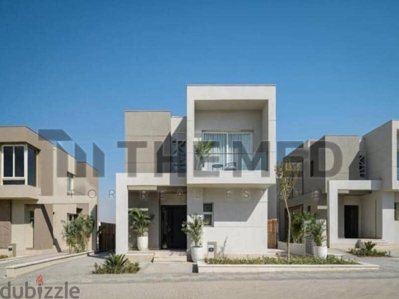 Independent villa for sale, semi-finished, in Badya Palm Hills Compound 3