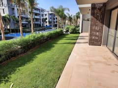 Apartment for sale ground floor with garden ready to move  in La Vista El Patio Oro, Fifth Settlement