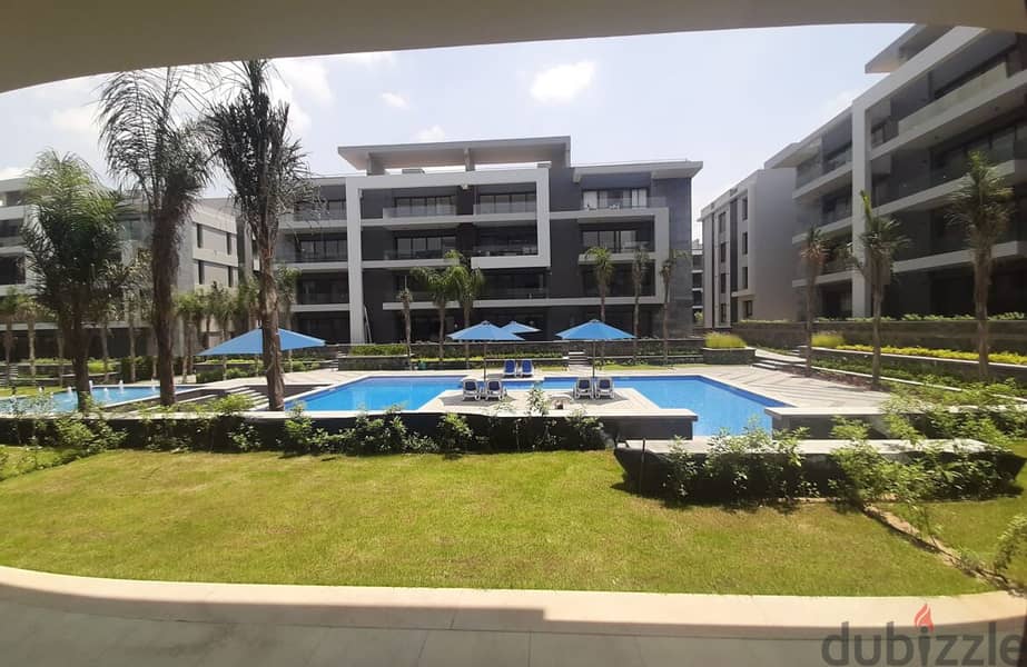 Apartment for sale ground floor with garden ready to move  in La Vista El Patio Oro, Fifth Settlement 1
