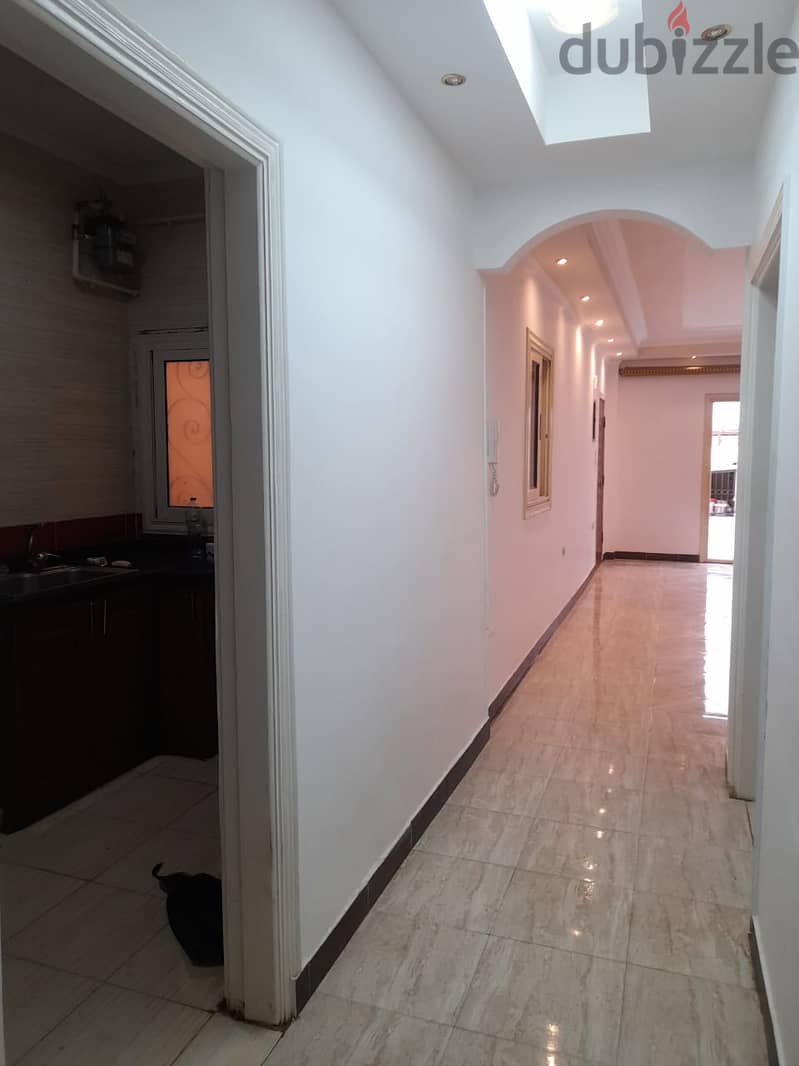 Roof apartment for rent with kitchen, Al-Yasmine Settlement, near Sadat and Benzema axis, Fuel Up  View Garden 4