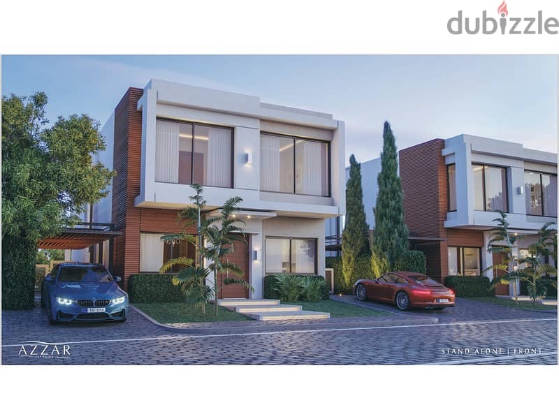 Townhouse for sale, with a down payment of 875,000, installments for 8 years, in Azzar Island, North Coast, Ras El Hekma 11