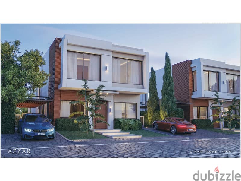 Townhouse for sale, with a down payment of 875,000, installments for 8 years, in Azzar Island, North Coast, Ras El Hekma 13