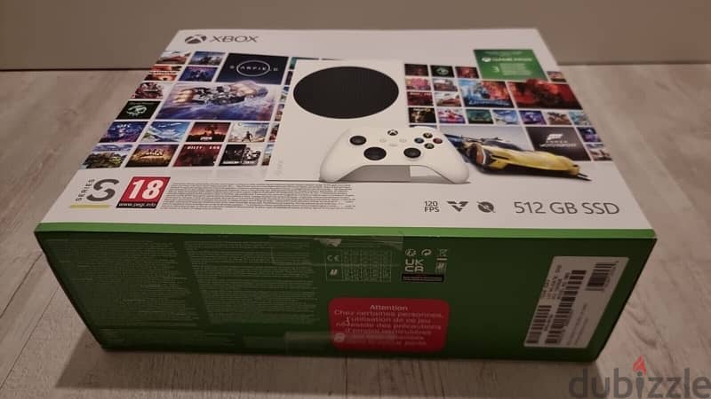 Xbox series s جديد متبرشم معاه ٣ شهور جيم باس 2