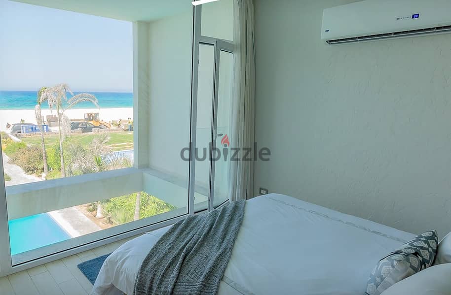Penthouse for sale with a roof on crystal lagoon ultra modern finishing on | Fouka Bay | Ras El-Hekma | installments on 8 years | North Coast | 4