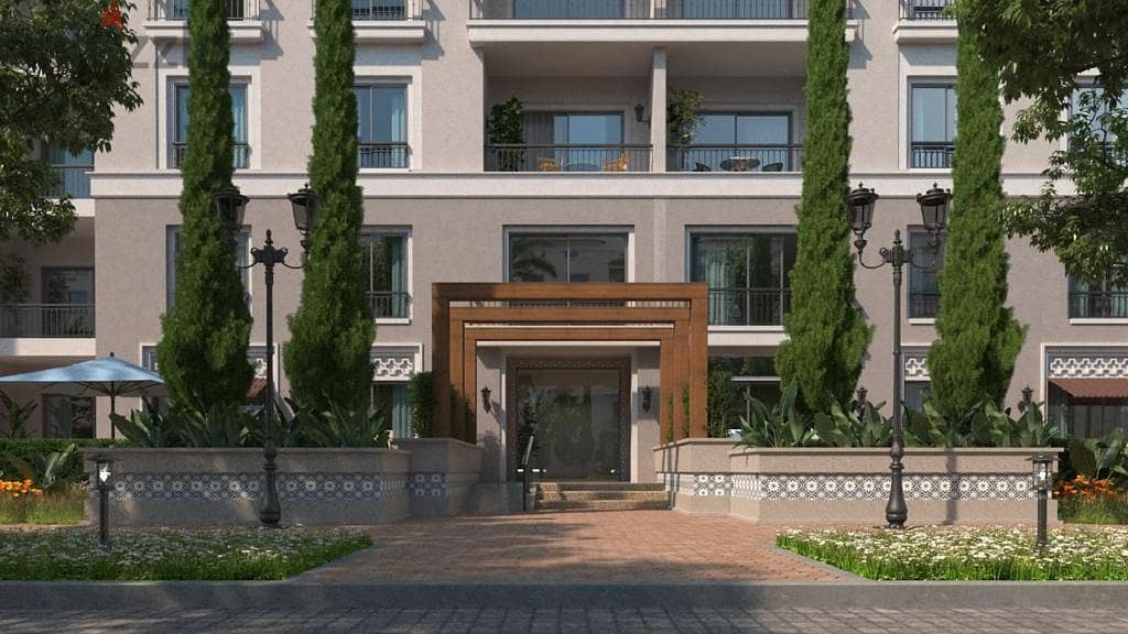 Villa for sale, twin house (360 m land) for sale in Village West, Sheikh Zayed, next to Mall of Arabia, 4-year installments, including clubhouse &   . 7