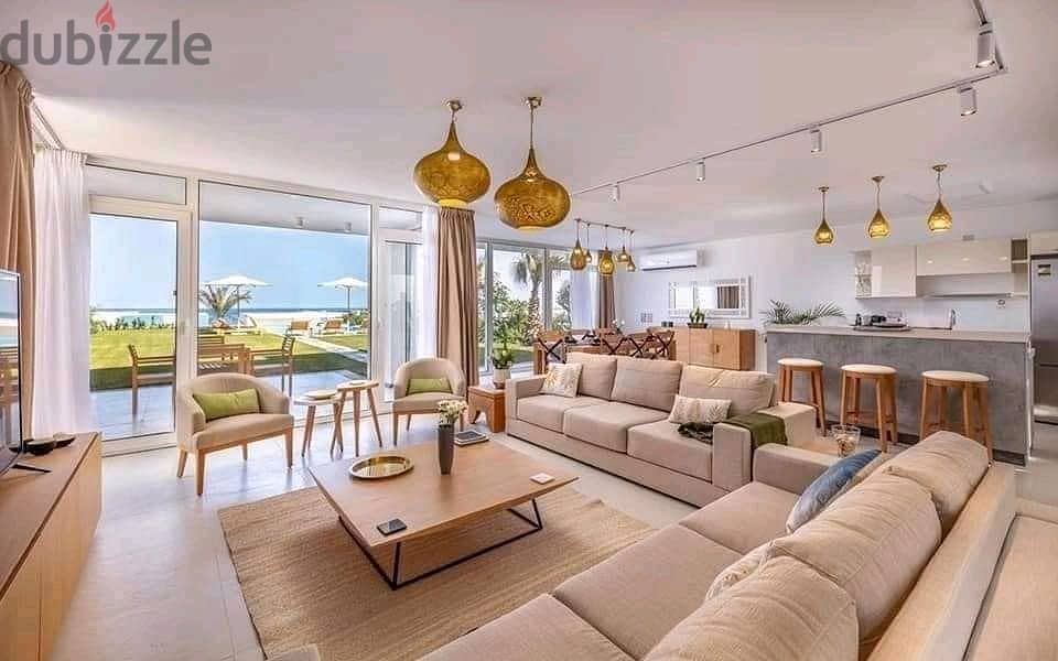3 bedrooms Chalet for sale ultra modern finishing in | Fouka Bay | North Coast | crystal lagoon view | Ras El-Hekma | in instalments 8 years 5