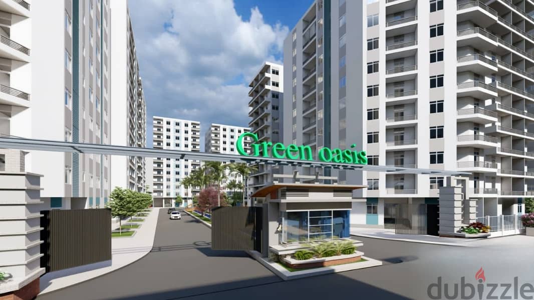 30% down payment for an apartment with immediate receipt in the most prestigious compounds in Nasr City “Green Oasis” 7