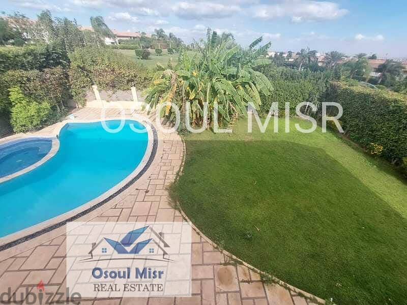 Villa for rent in Rabwa View Golf, super luxurious finishing 41
