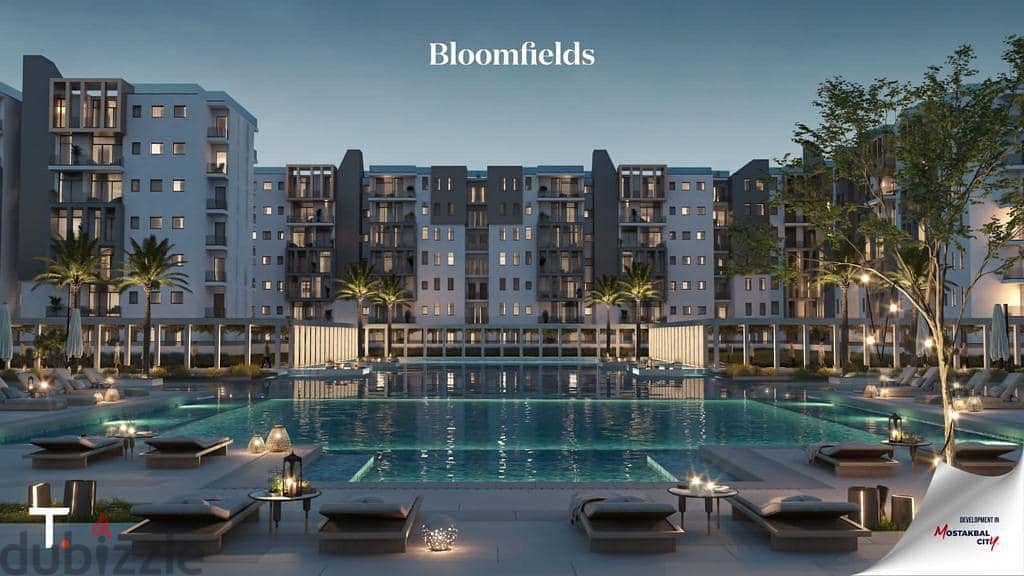 شقة للبيع استلام فوري في Bloomfields مدينه المستقبل بخصم 10% 7