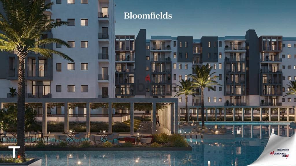 شقة للبيع استلام فوري في Bloomfields مدينه المستقبل بخصم 10% 8