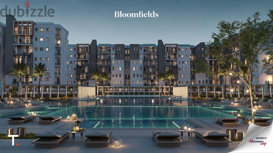شقة للبيع استلام فوري في Bloomfields مدينه المستقبل بخصم 10% 13