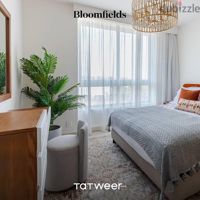 شقة للبيع استلام فوري في Bloomfields مدينه المستقبل بخصم 10% 19
