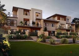 For sale, a middle townhouse villa in Al Bosco City, Mostakbal City, in installments over 8 years