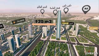 ADMNISTRATION OFFICE 78 SQ M ICONIC TOWER DIRECT BEN ZAYED NEW CAPITAL