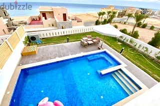 For sale, a villa in the Amaros Sahl Hasheesh compound, second row, on the sea 6