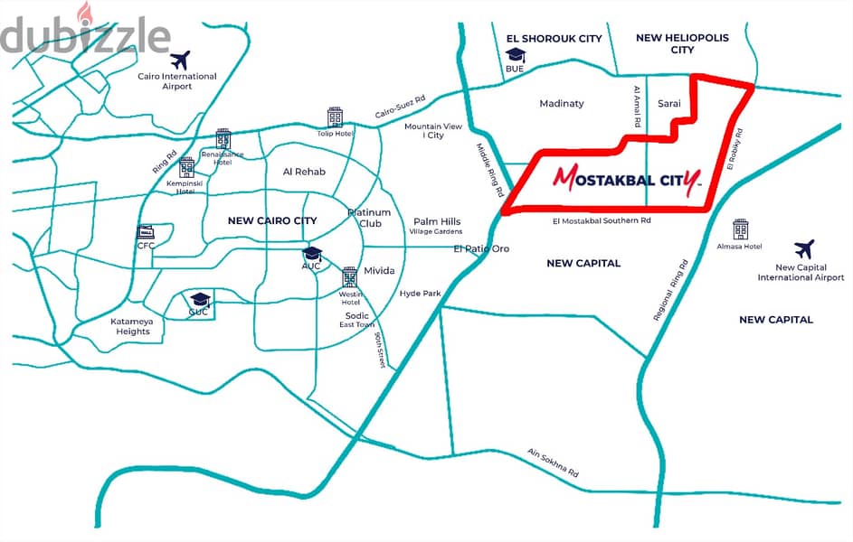 Apartments for Sale (duplex) - 113M - Mostakbal city مدينة المستقبل - Monte Napoleon compound phase 1 2