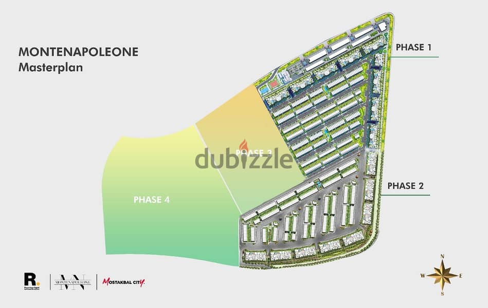 شقة للبيع (دوبلكس) - 142 متر - مدينة المستقبل - كمبوند مونت نابليون المرحلة الأولي 1