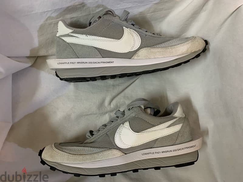 Nike LD Waffle SF sacai Fragment Grey Size 43 for men in excellent 4