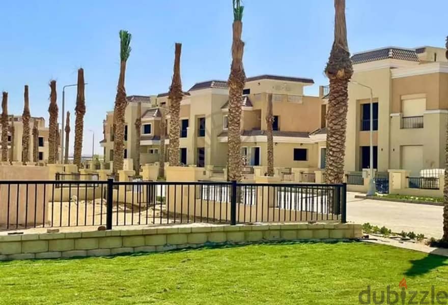 villa 212m with garden 55m for the price of an apartment in Saray Mostakbal City 2