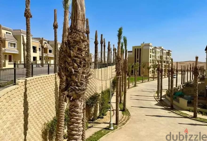 villa 212m with garden 55m for the price of an apartment in Saray Mostakbal City 3