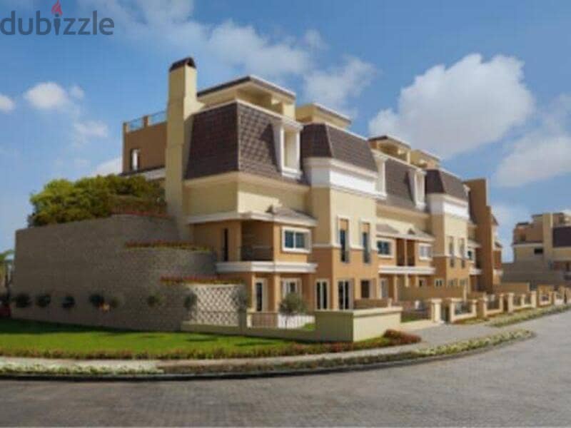 villa 212m with garden 55m for the price of an apartment in Saray Mostakbal City 8