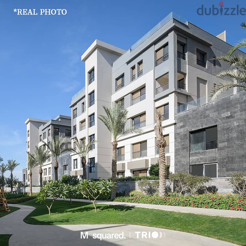 Apartment for sale, 172 M , 3 rooms, finished with a smart home system, in Trio Garden, Fifth Settlement, with the lowest down payment 5