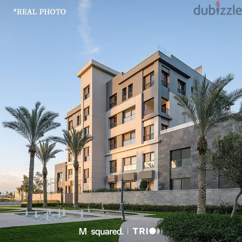 Apartment for sale, 205 m, with a 10% down payment and the longest payment period, in the heart of Fifth Settlement, in Trio Gardens, smart home 6