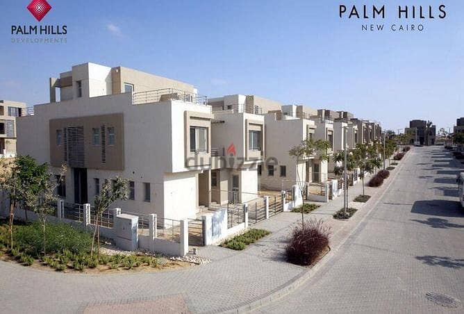 Twin house villa  332m with installments over 8y in Palm Hills New Cairo  توين هاوس فيلا للبيع 332م باقساط 8 سنين بالم هيلز التجمع الخامس 8