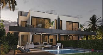 twin villa for sale in new cairo LMD In front of Al-Rehab 0