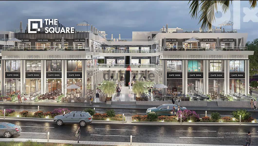 Shop for sale in Shorouk, directly from the owner, 42m, The Square Mall, in installments  محل للبيع في الشروق من المالك مباشره 42 م 7