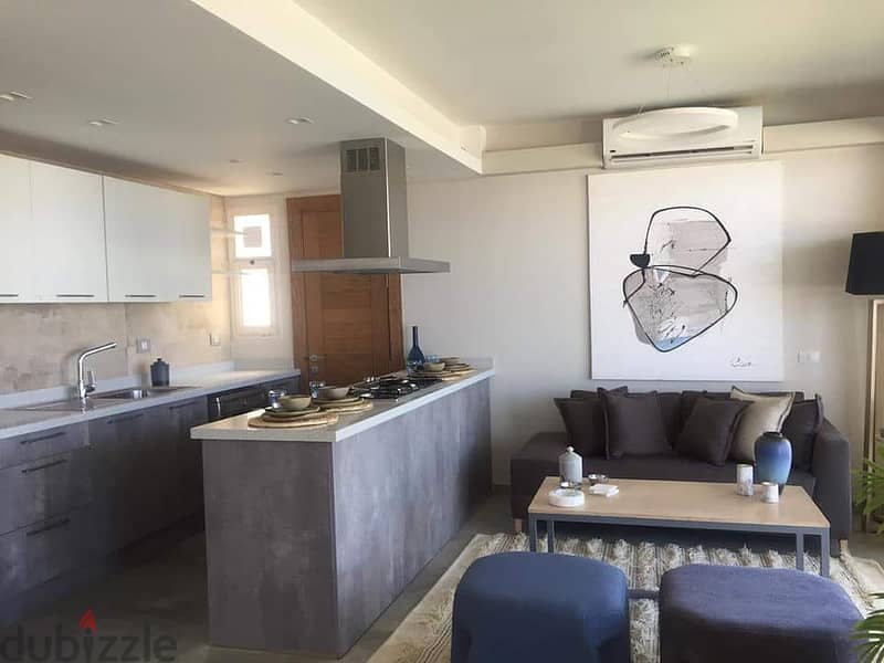 Chalet Service Apartment fully finished ultra-modern in Ain Sokhna | Il Monte Galala | with hotel fully services sea view with only 700k down payment 5