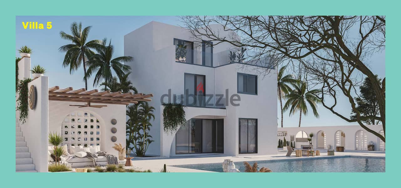 "7 years installment with 10% down payment, a chalet in Salt compound, Ras El Hekma, on the Alexandria-Matrouh road, and 3 minutes to the Dabaa road. 3