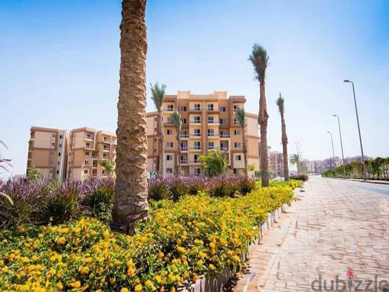 The most distinguished apartment for sale with a 15% down payment in the finest compound in October, “Ashgar City” 6