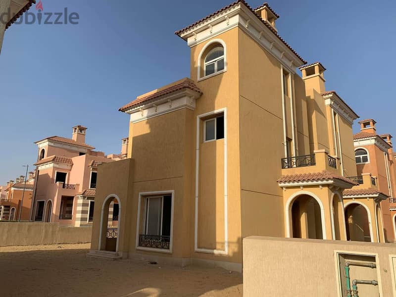 stand alone villa for sale with an area of ​​573 meters in Nyoum October Compound 7
