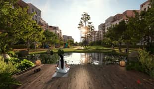 شقة للبيع 150 متر مقدم 470 الف اقساط علي 7 سنين في كموند اشجار سيتي في اكتوبر مرحلة جديدة جاردن جيت  Garden Gate - Ashgar City