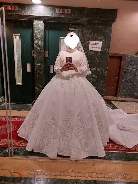 فستان زفاف للبيع هاند ميد 4