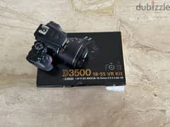 New Nikon Camera D 3500  18-55 mm VR Kit  Additional lens 0