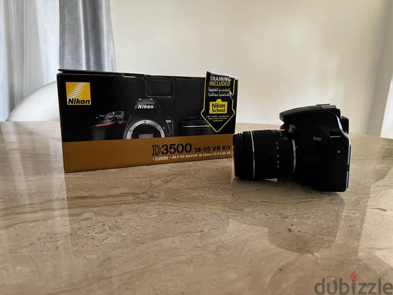 New Nikon Camera D 3500  18-55 mm VR Kit  Additional lens 2