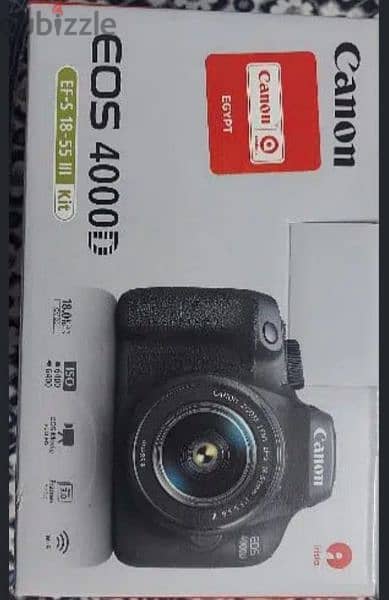 كاميرا Canon EOS 4000D بحالة الجديد وبكل مشتملاتها لم تستعمل الا قليل 2