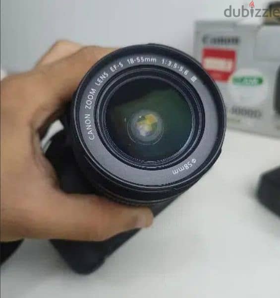 كاميرا Canon EOS 4000D بحالة الجديد وبكل مشتملاتها لم تستعمل الا قليل 8