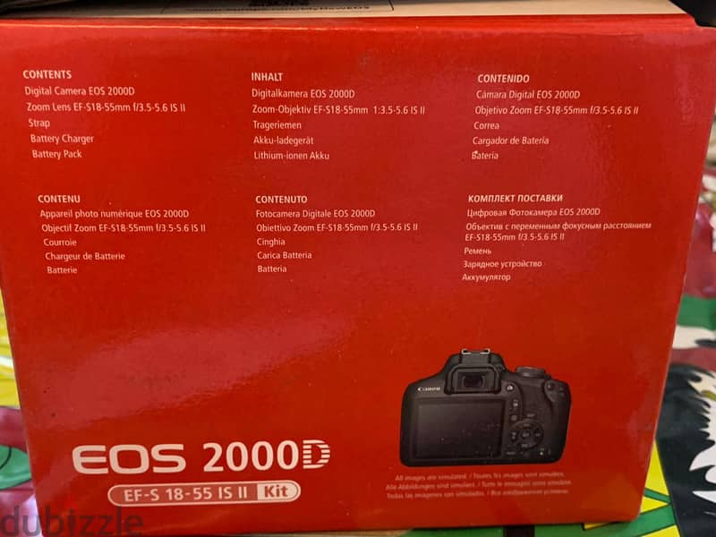 camera canon EOS 2000D 8