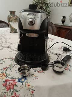 Delonghi ec221 pump espresso & coffee machine, 1.4 litre, black 0